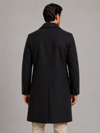 Men's Double Breasted Long Coat – Tailored Winter Overcoat