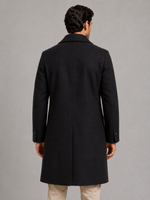 Men's Double Breasted Long Coat – Tailored Winter Overcoat