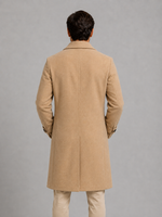 Men's Double Breasted Long Coat – Tailored Winter Overcoat