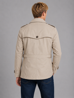 Men's Double Breasted Trench Coat – Classic Belted Overcoat