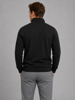 Men’s Half-Zip Sweatshirt – High Neck Smart Casual Pullover