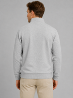 Men’s Half-Zip Sweatshirt – High Neck Smart Casual Pullover