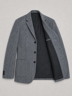 Men’s Herringbone Blazer – Smart Casual Tailored Jacket
