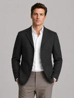 Men’s Herringbone Blazer – Smart Casual Tailored Jacket