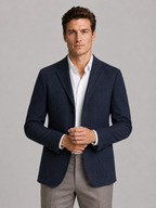 Men’s Herringbone Blazer – Smart Casual Tailored Jacket