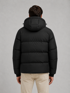 Men's Hooded Puffer Jacket – Padded Winter Coat