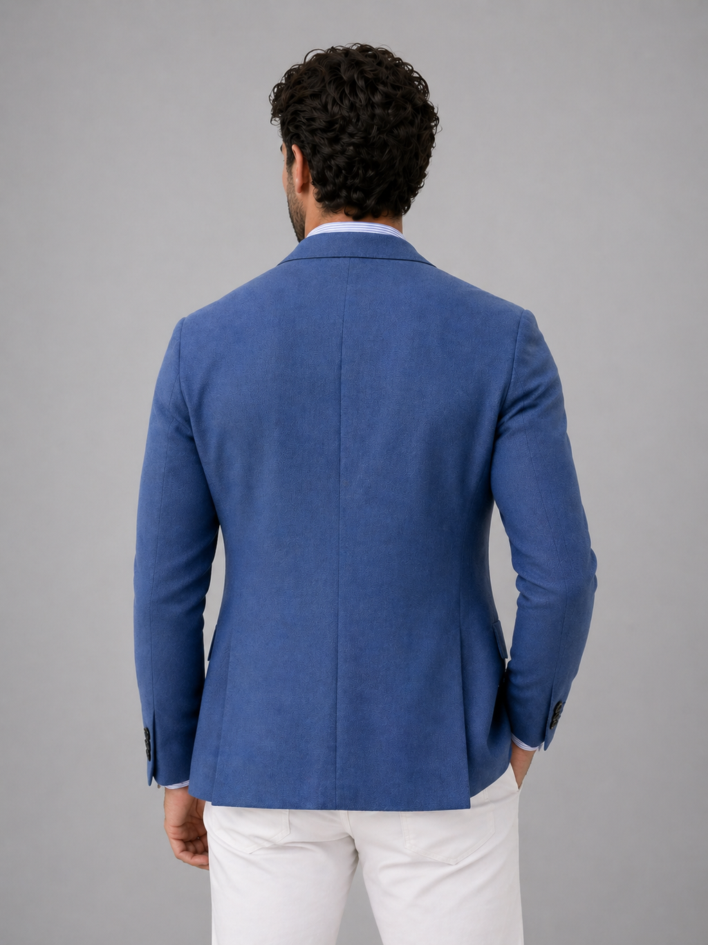 Men’s Knit Blazer – Tailored Smart Casual Elegance