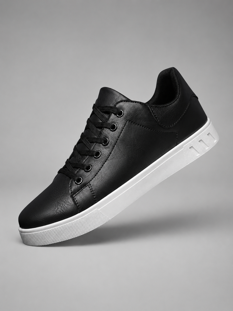 Men's Smart Casual Leather Trainers – Comfortable Everyday Sneakers