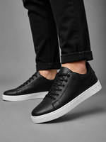 Men's Smart Casual Leather Trainers – Comfortable Everyday Sneakers