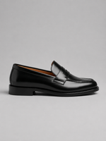 Men’s Leather Penny Loafers – Classic Formal Smart Casual Shoes