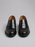 Men’s Leather Penny Loafers – Classic Formal Smart Casual Shoes