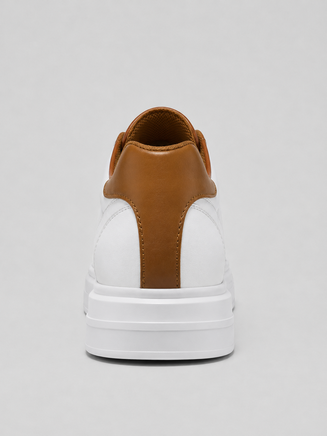 Men's Leather Trainers – Low Top Lace Up Casual Sneakers
