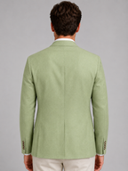 Men’s Linen Look Summer Blazer – Smart Casual Tailored Fit