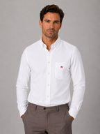 Men’s Long Sleeve Cotton Shirt – Regular Fit Smart Casual Dress Shirt