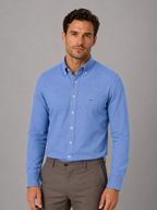 Men’s Long Sleeve Cotton Shirt – Regular Fit Smart Casual Dress Shirt
