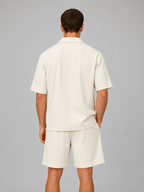 Men's Ribbed Summer Co-Ord Set – Relaxed Summer Style