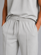 Men's Sleeveless Top & Wide Leg Trouser Co-Ord Set – Relaxed Fit