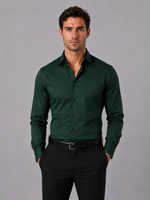 Men's Slim Fit Dress Shirt – Long Sleeve Smart Formal Shirt