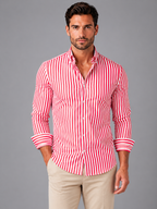 Men’s Striped Long Sleeve Shirt – Smart Casual Button-Up Style