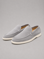 Men’s Suede-Look Slip-On Loafers – Smart Casual Comfort