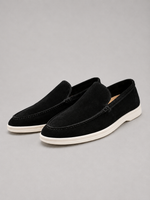 Men’s Suede-Look Slip-On Loafers – Smart Casual Comfort