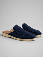 Men's Suede Mule Slip-On Loafers –  Smart Casual Comfort