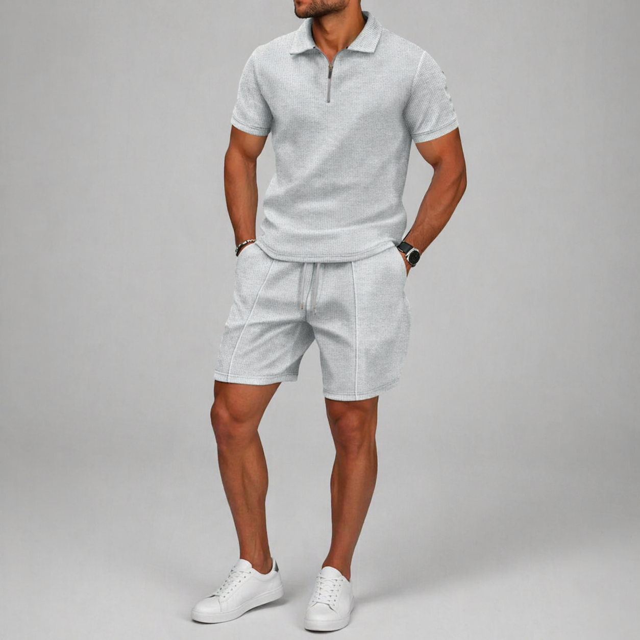 Montleigh | Men’s Summer Co-Ord Set – Polo & Shorts Set