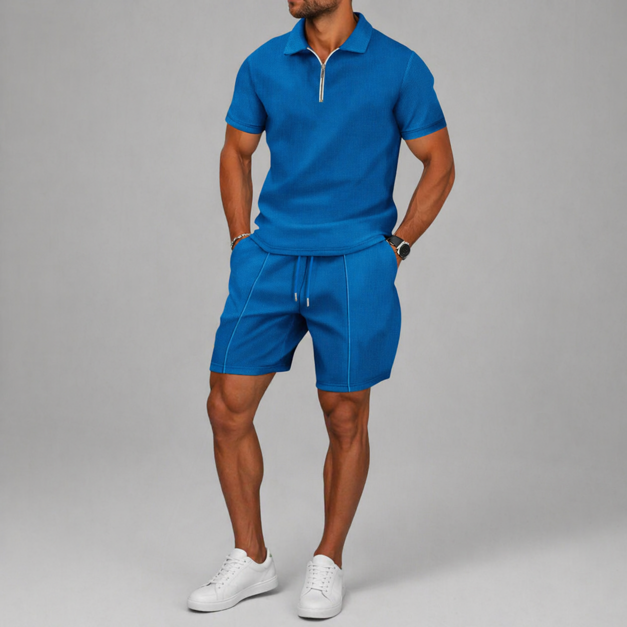 Montleigh | Men’s Summer Co-Ord Set – Polo & Shorts Set