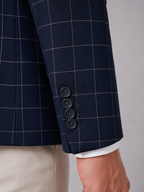 Men's Tailored Windowpane Blazer – Smart Tailored Jacket
