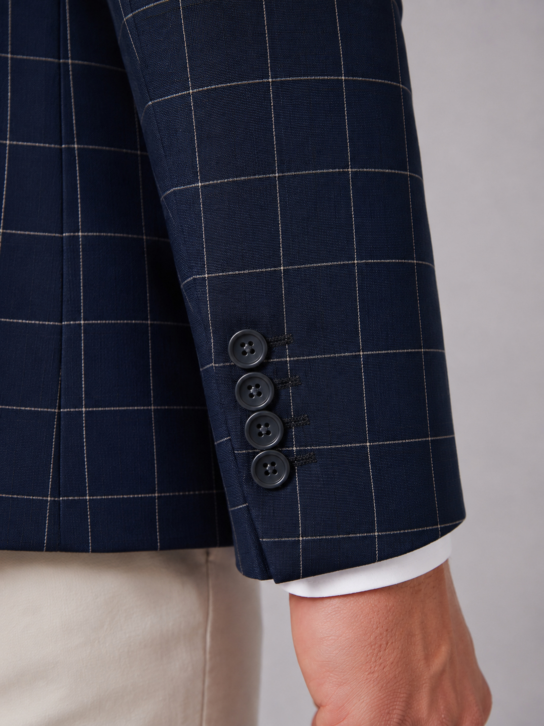 Men's Tailored Windowpane Blazer – Smart Tailored Jacket