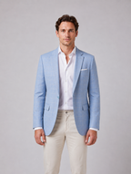 Men's Tailored Windowpane Blazer – Smart Tailored Jacket
