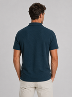 Men's Textured Knit Polo Shirt – Smart Casual Summer Style