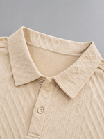 Men's Textured Polo Shirt & Shorts Set – Summer Holiday Co-Ord