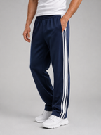 Men's Track Pants with Pockets - Relaxed Fit Sport Trousers