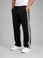Men's Track Pants with Pockets - Relaxed Fit Sport Trousers