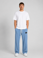 Men's Waffle Knit Drawstring Trousers – Relaxed Casual Lounge Fit