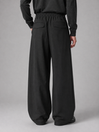 Men’s Wide Leg Trousers – Pleated Tailored Baggy Fit