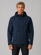 Men’s Wind & Water Resistant Hooded Windbreaker – Zip Up Outdoor Jacket