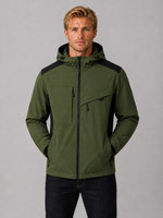 Men’s Wind & Water Resistant Hooded Windbreaker – Zip Up Outdoor Jacket