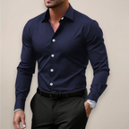 Montleigh | Men’s Classic Long Sleeve Shirt – Versatile Smart Style