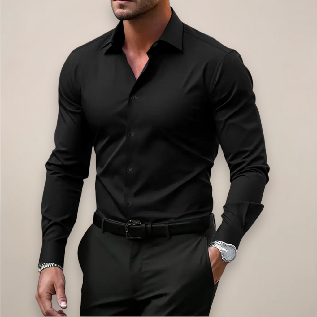Montleigh | Men’s Classic Long Sleeve Shirt – Versatile Smart Style