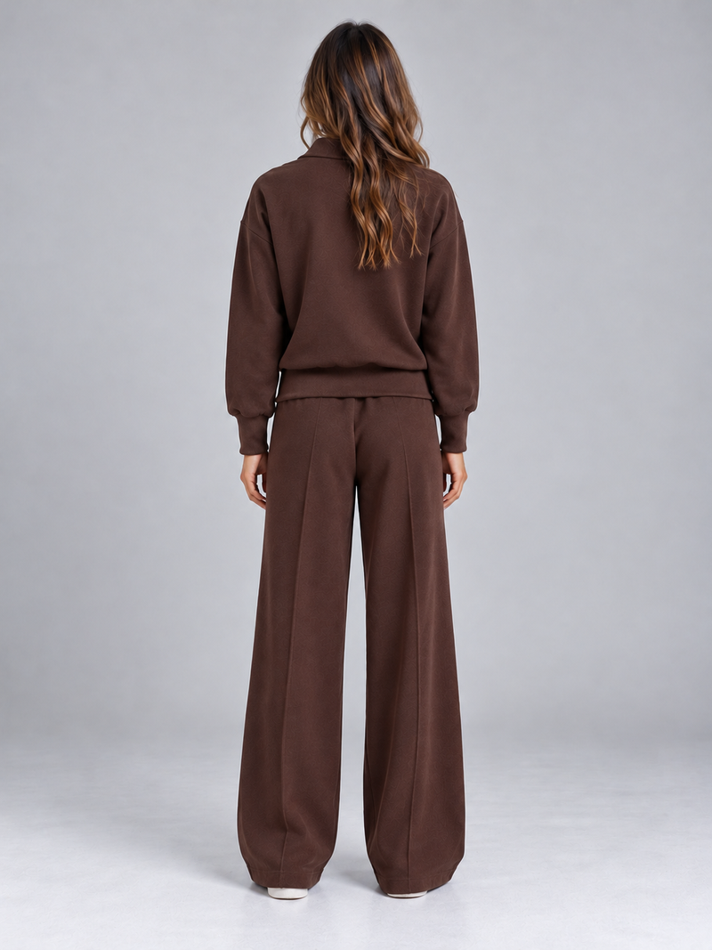 Women’s Half Zip Knit Co-Ord Set