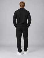 Men’s Textured Full Zip Tracksuit Set
