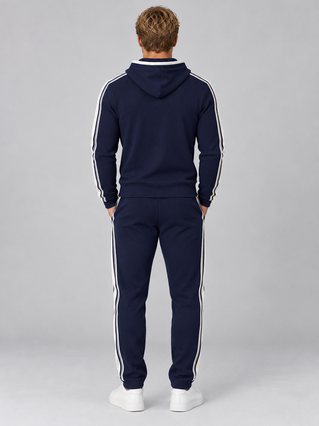 Men’s Wool Knitted Tracksuit Set