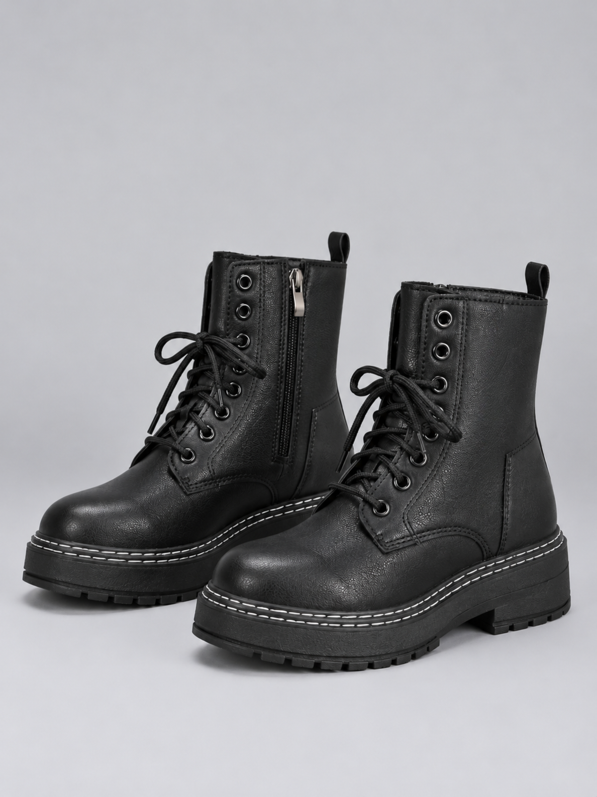 Men’s Chunky Lace Up Ankle Boots