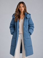 Women’s Long Hooded Puffer Coat