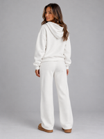 Women’s Oversized Zip Up Hoodie Tracksuit Set