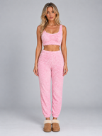 Women’s Fluffy Two-Piece Lounge Set