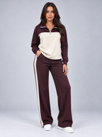 Women’s Half Zip Tracksuit Set