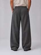 Men’s Pinstripe Wide Leg Trousers – Baggy Tailored Pants